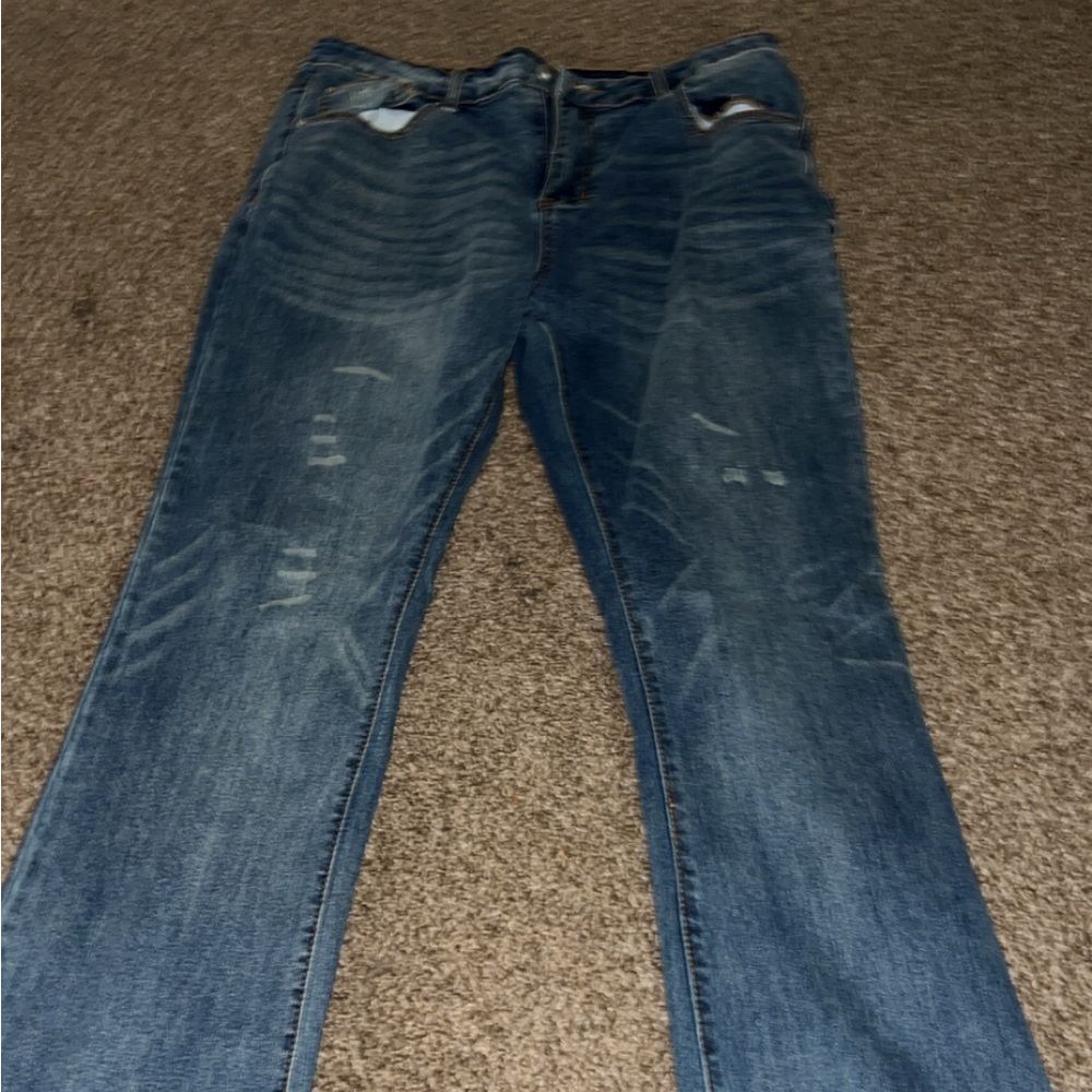 Unbranded pair of baggy jeans